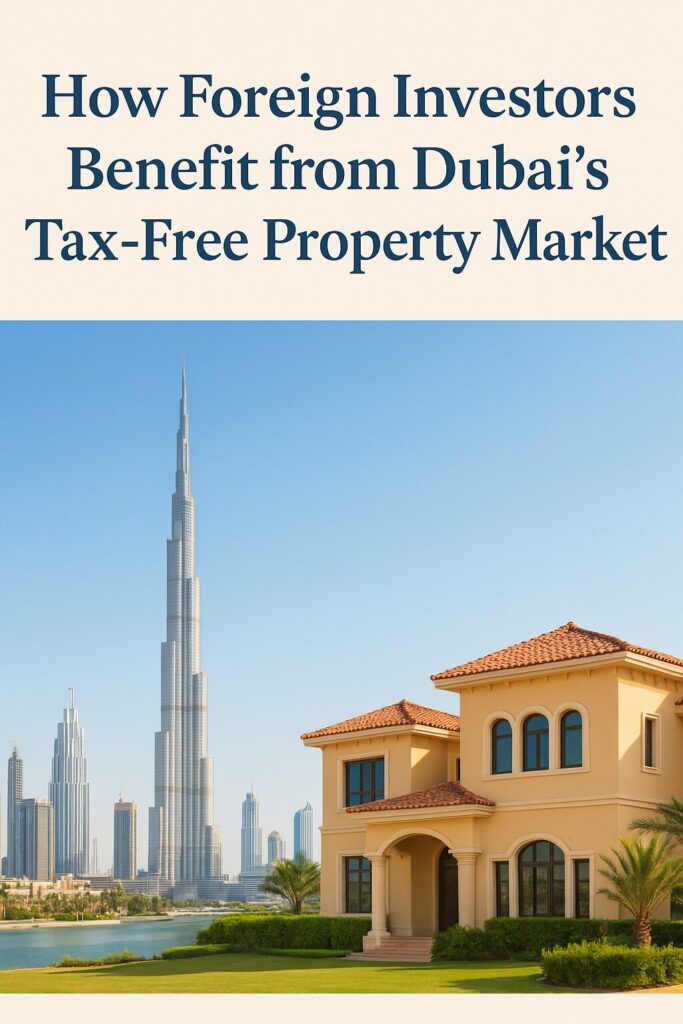 How Foreign Investors Benefit from Dubai’s Tax-Free Property Market | Realtor in Dubai